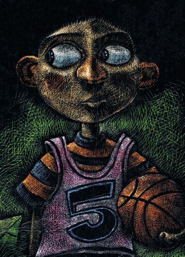 Ilustración de Ricky, protagonista del libro